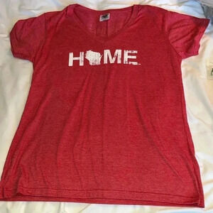 Wisconsin HOME shirt v neck size 2XL